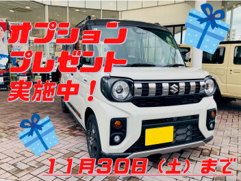 オプションプレゼントのお知らせ【１１月３０日（土）まで】